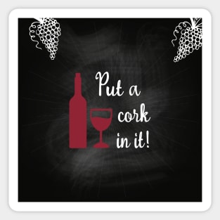 Wine blackboard #11 Sticker